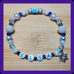 Elsa- Disney Friendship Bracelet, Size 7.5"